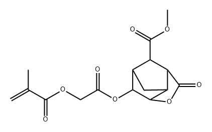 3,5-Methano-2H-cyclopenta[b]furan-7-carboxylic acid, hexahydro-6-[[2-[(2-methyl-1-oxo-2-propen-1-yl)oxy]acetyl]oxy]-2-oxo-, methyl ester