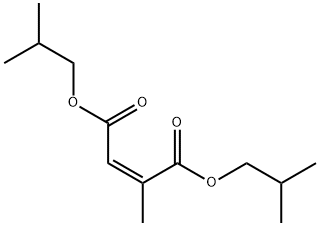 bis(2-methylpropyl) (E)-2-methylbut-2-enedioate